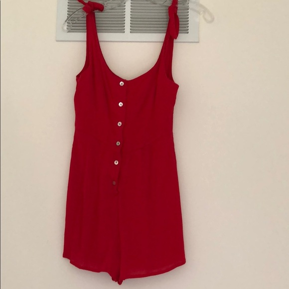 Urban Outfitters Other - Adjustable red romper